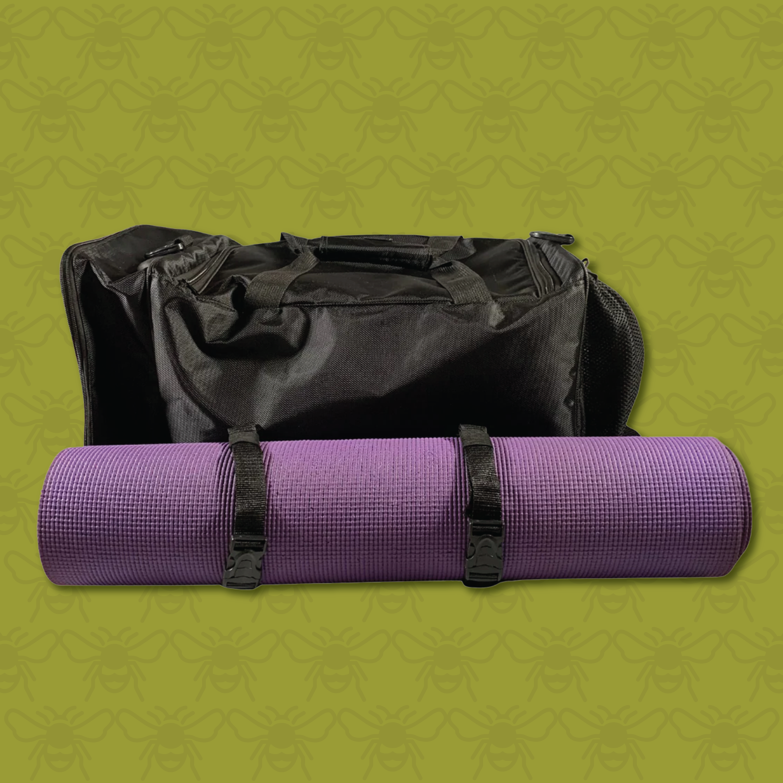 Buy Unique Hand Block Printed Yoga Mat Cover & Bag | Indha